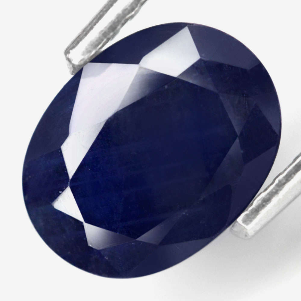 2.12Ct. Sapphire Blue Oval Shape Australia Precious Gem Ravishing! Normal Heated