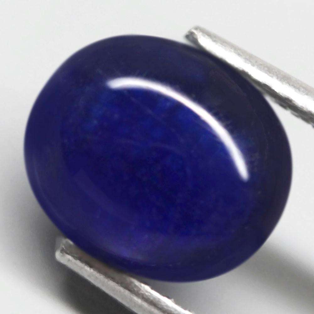 2.78Ct.  Sapphire Blue Oval Cabochon Normal Heated Mozambique Natural Gemstone