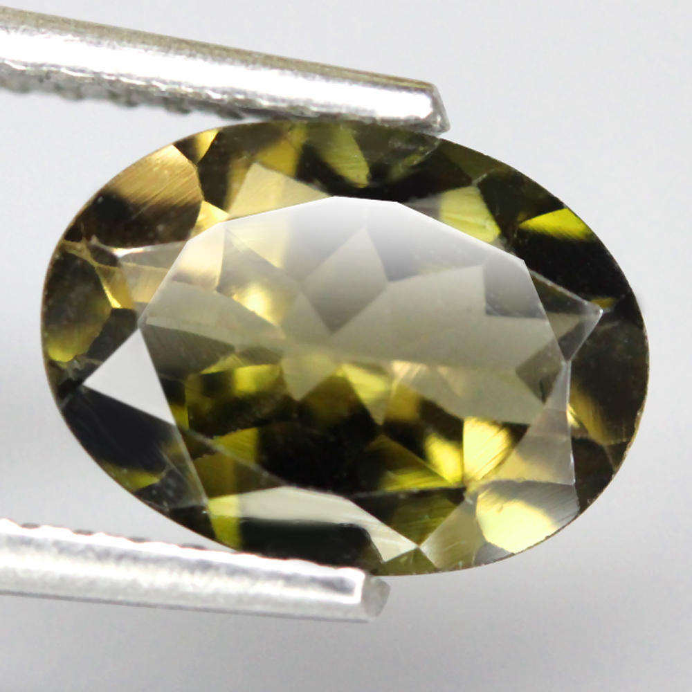 1.55Ct. Tourmaline Green Color Oval Facet Unheated  Natural