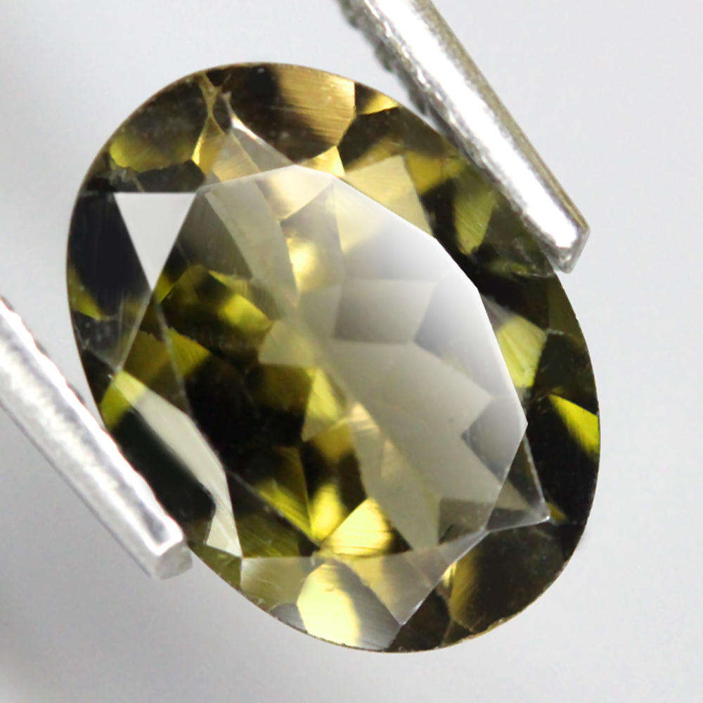 1.55Ct. Tourmaline Green Color Oval Facet Unheated  Natural