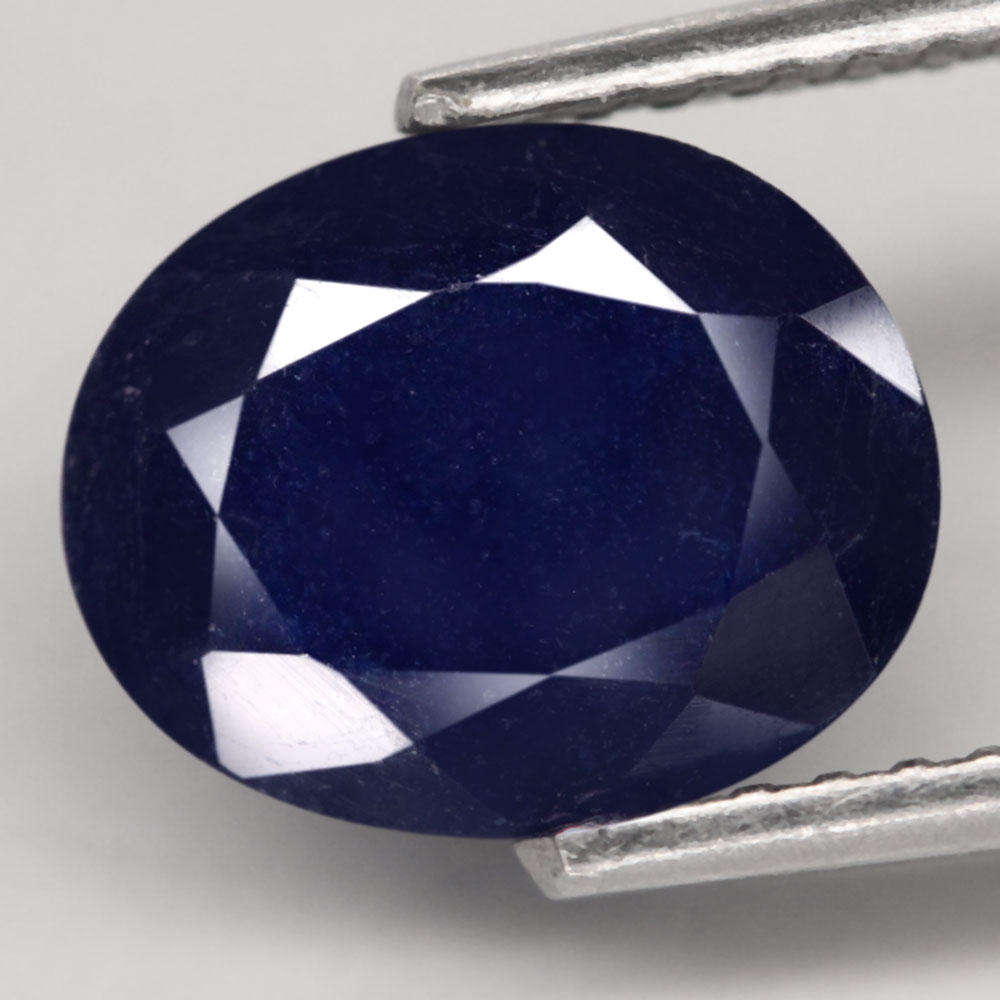2.20Cts Sapphire Blue Oval Normal Heated  Gem Ravishing Natural Gemstone