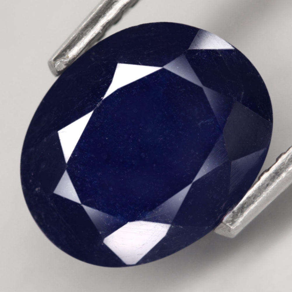 2.20Cts Sapphire Blue Oval Normal Heated  Gem Ravishing Natural Gemstone