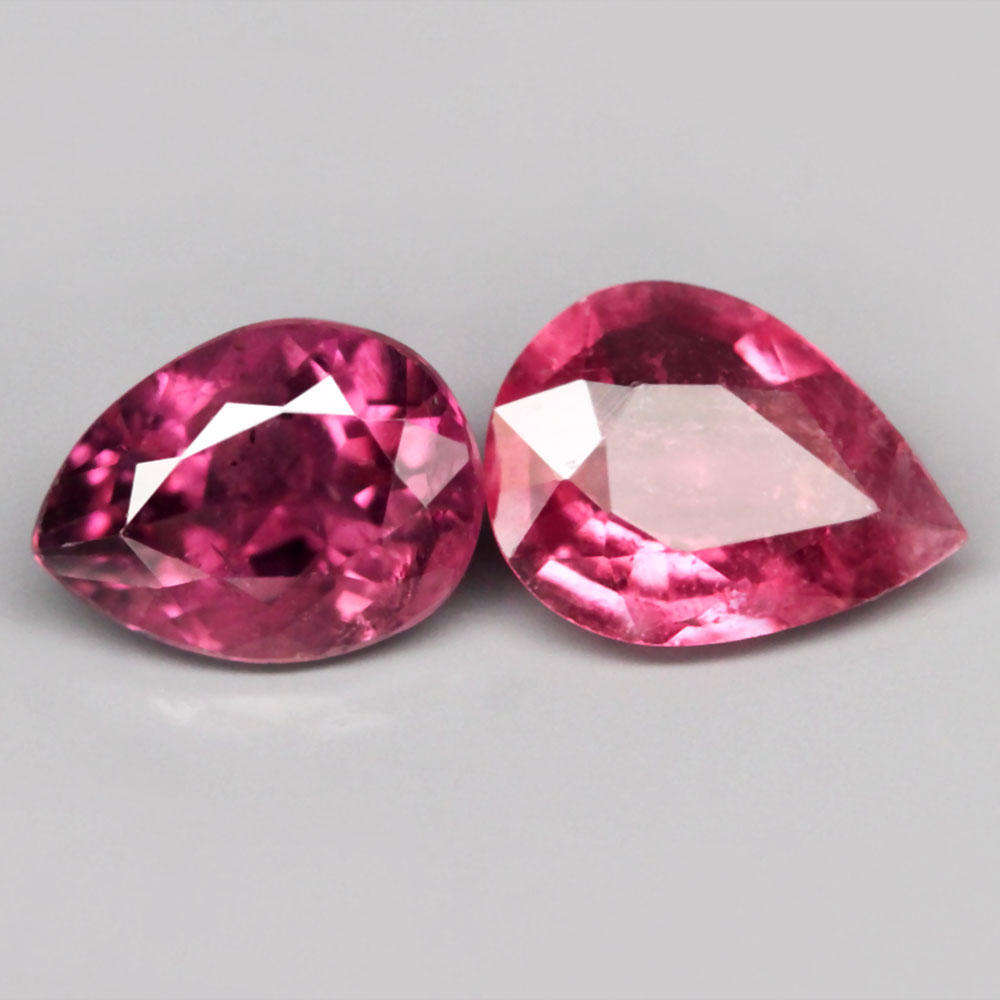 1.40Ct.  Tourmaline Pink Pear Unheated Mozambique Ravishing Natural Gemstone