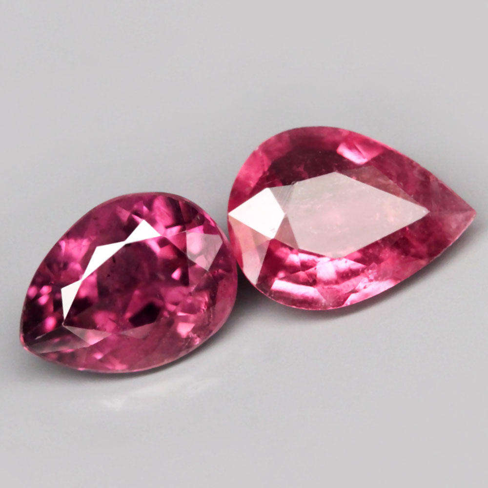 1.40Ct.  Tourmaline Pink Pear Unheated Mozambique Ravishing Natural Gemstone