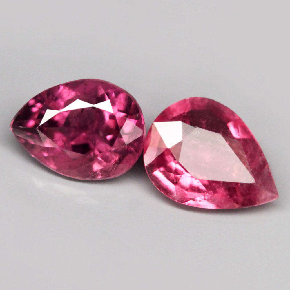 1.40Ct.  Tourmaline Pink Pear Unheated Mozambique Ravishing Natural Gemstone