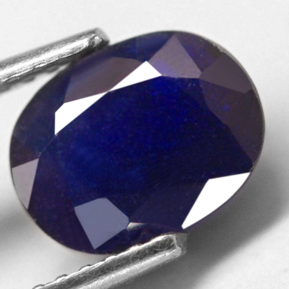 2.48Ct. Sapphire Cornflower Blue Color Oval Facet Normal Heated Natural Gemstone