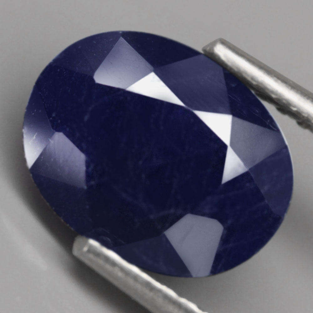 2.66Ct. Sapphire Cornflower Blue Color Oval Facet Normal Heated Natural Gemstone