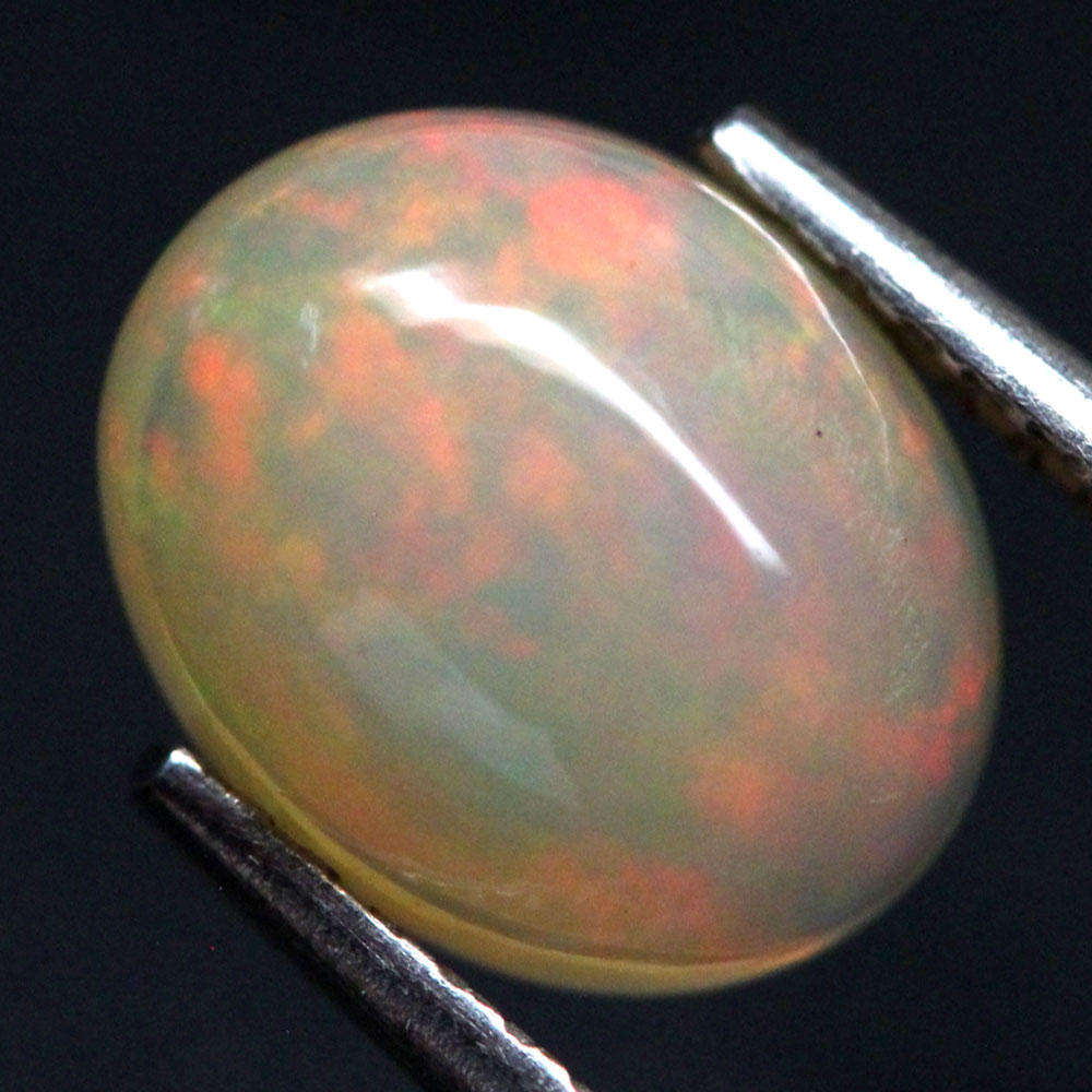 1.51Ct.  Opal Multi Colors Oval Cabochon Untreated Welo, Ethiopian Natural