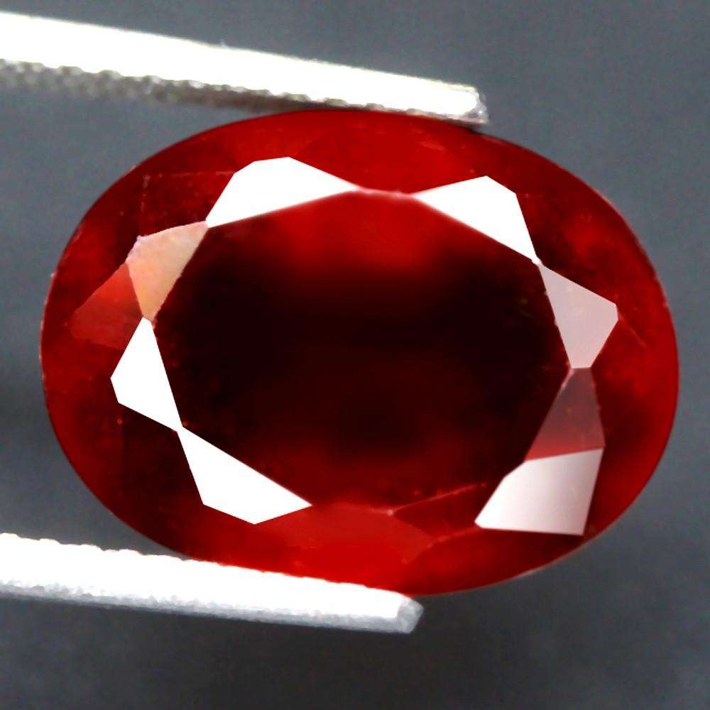 6.60Ct. Spessartine Garnet Red Oval Unheated Namibia Sparkling Natural Gemstone