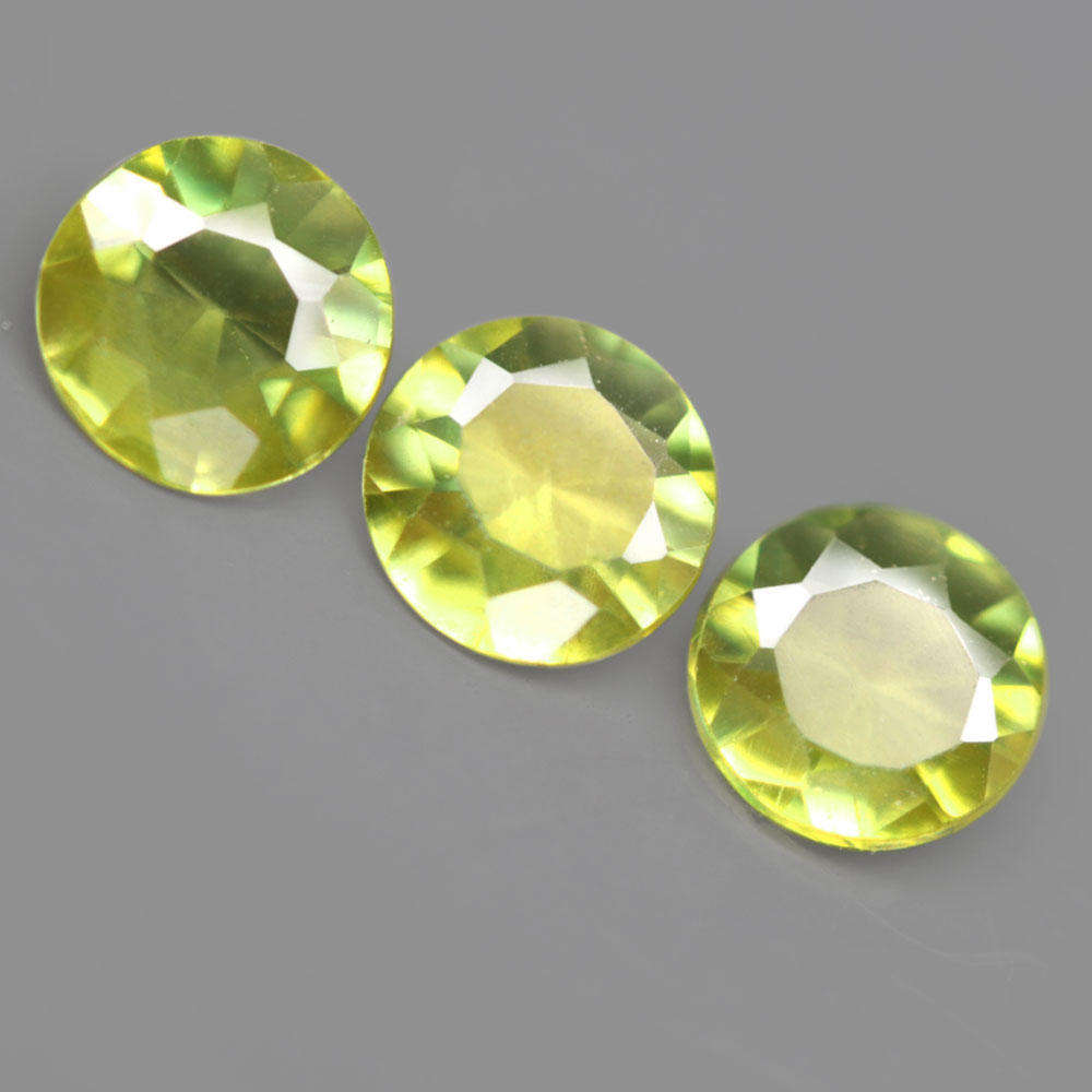 1.14Ct. Sphene Yellowish Green Round Untreated Madagascar Ravishing!