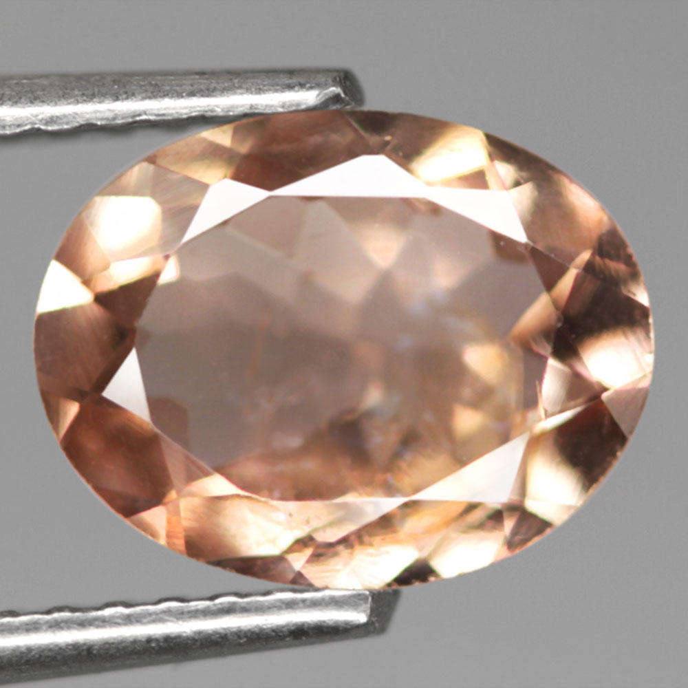 1.33Ct. Tourmaline Orange Oval Unheated Mozambique Ravishing Natural Gemstone