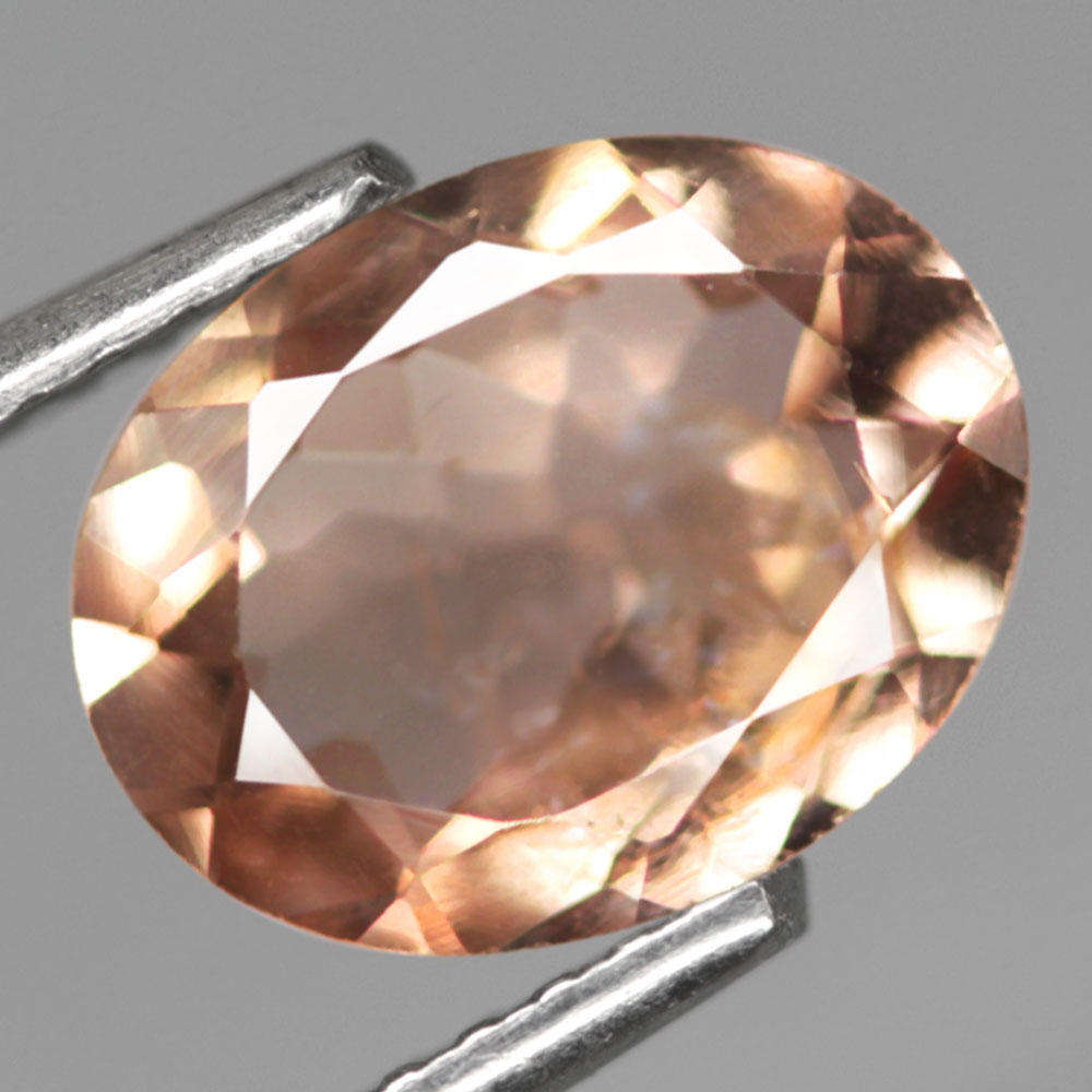 1.33Ct. Tourmaline Orange Oval Unheated Mozambique Ravishing Natural Gemstone