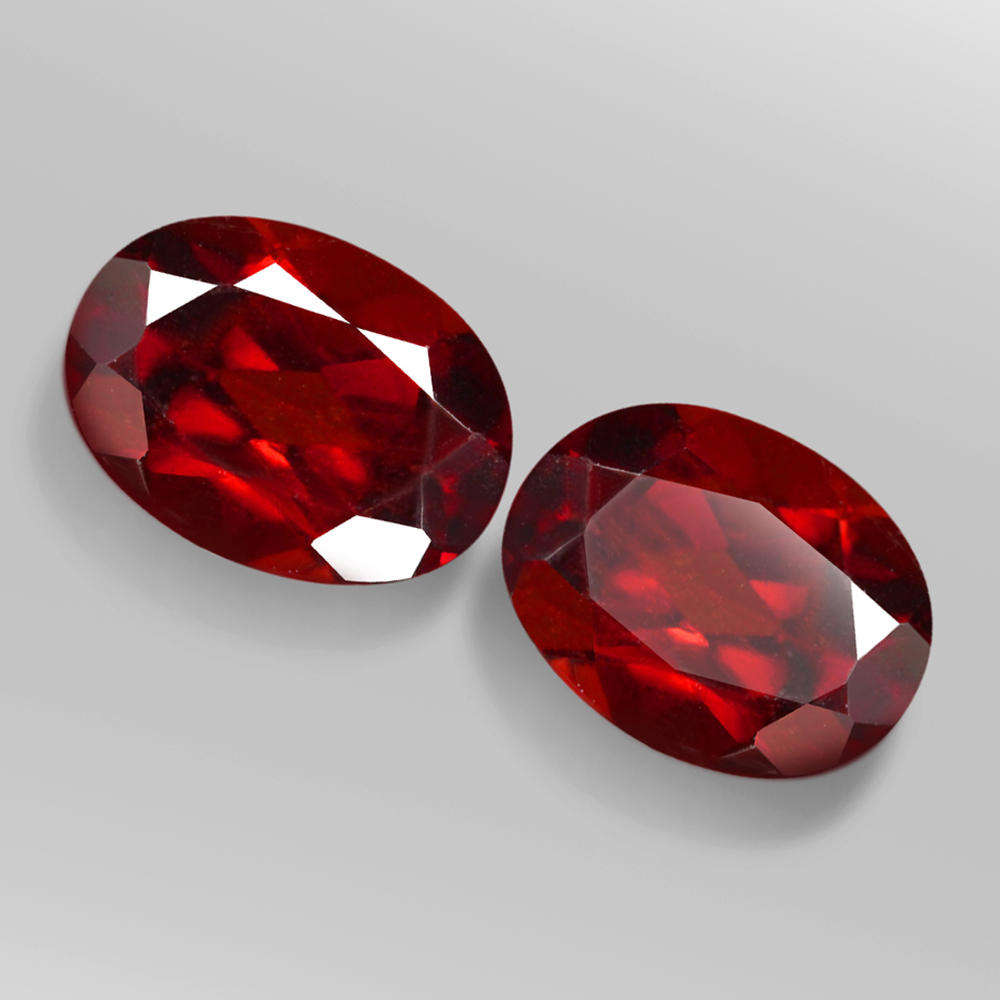 1.53Ct.  Spessartine Garnet Red Oval Facet Namibia Sparkling!Natural Gemstone