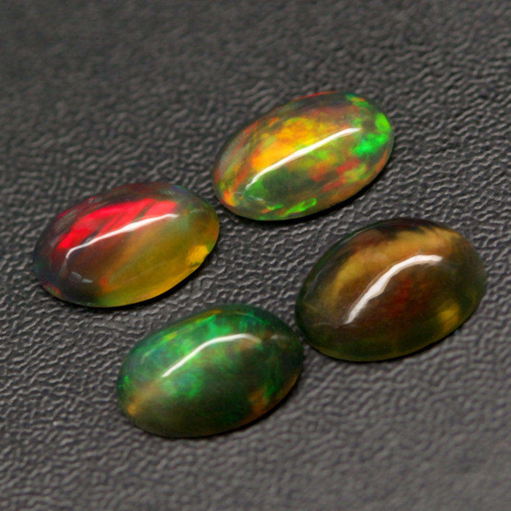 1.24Ct. Opal Rare Top Grade Multi Flash Rainbow Best 3D Pattern Fire! Ethiopian