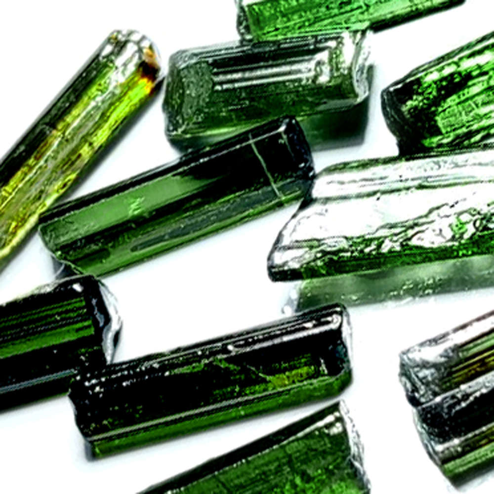 16.93Ct.  Tourmaline Green Color Rough Unheated Mine Nigeria Natural Gemstone