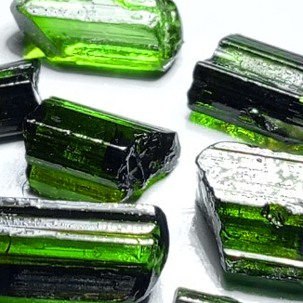 19.53Ct. Tourmaline Green Color Rough Unheated Mine Nigeria Natural Gemstone