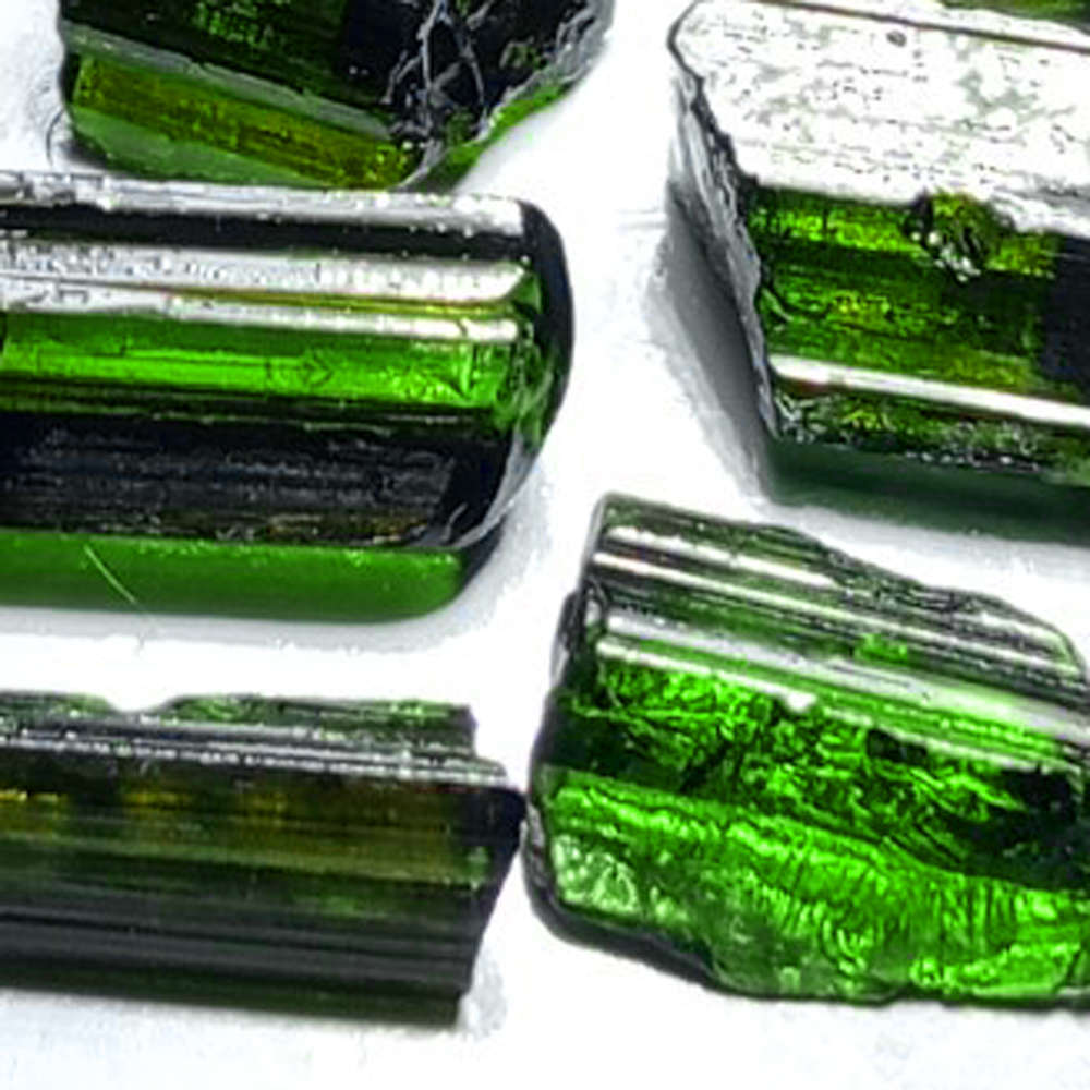 19.53Ct. Tourmaline Green Color Rough Unheated Mine Nigeria Natural Gemstone