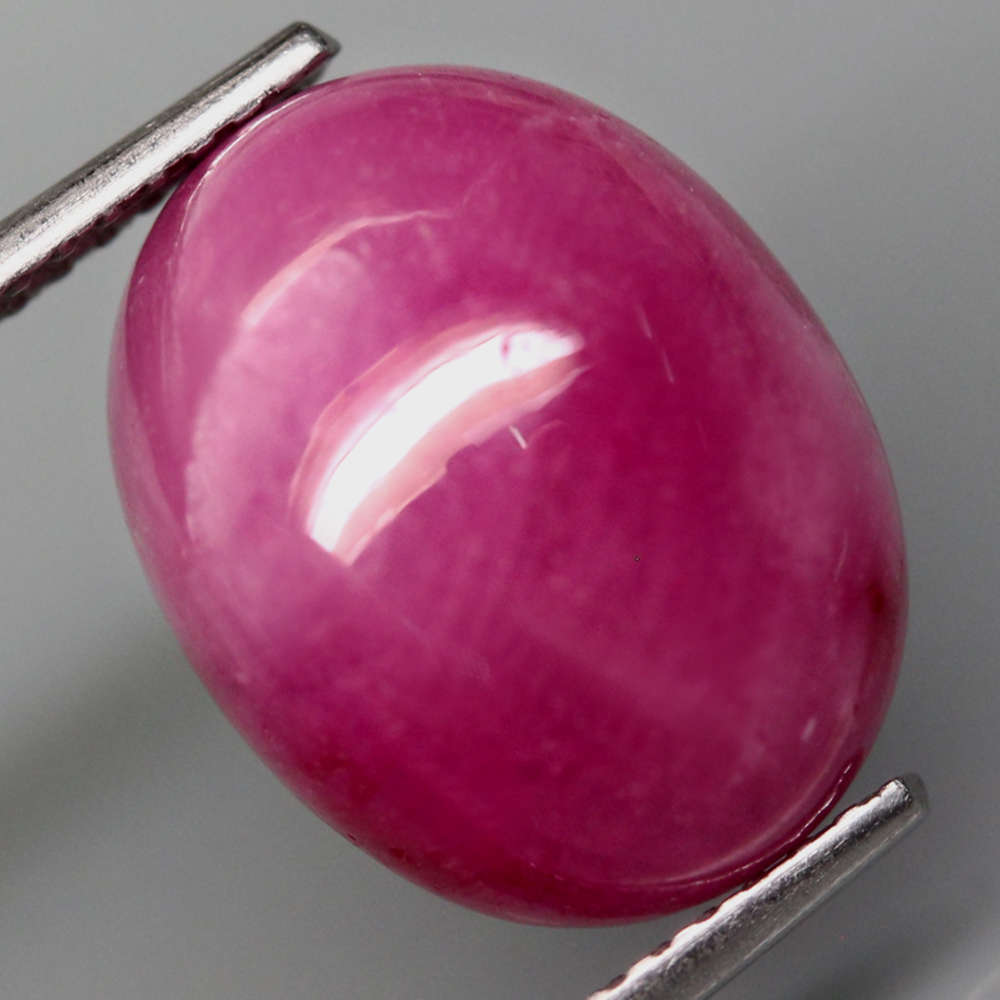 9.38Ct.  Ruby Reddish Pink Oval Cabochon Winza,Tanzania Ravishing! Normal Heated