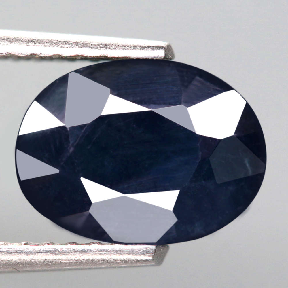 2.45Ct. Sapphire Blue Oval Australia Precious Gem Ravishing Colour Normal Heated