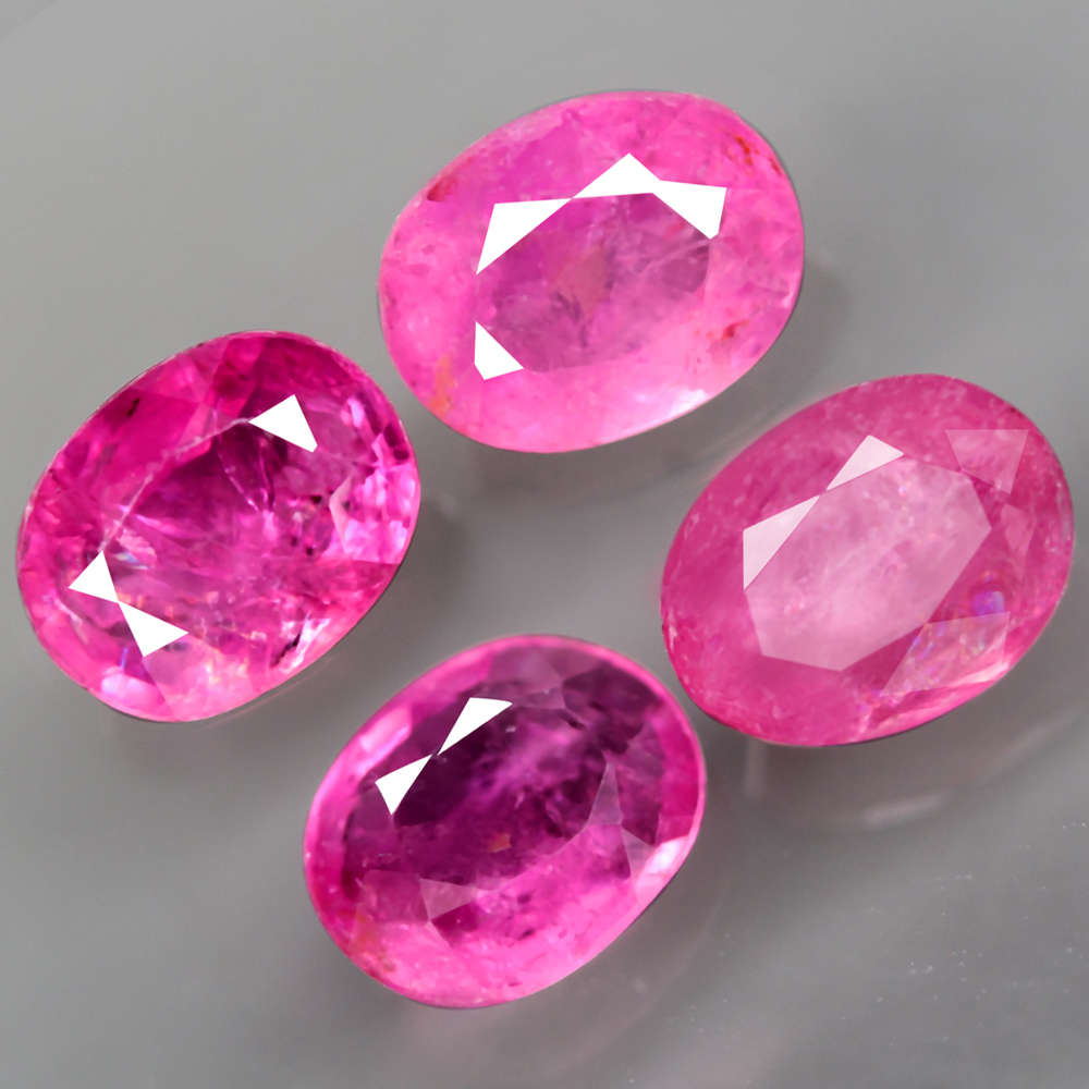 1.56Ct. Tourmaline Pink Oval Mozambique Luxurious For Jewelry! Unheated Gemstone