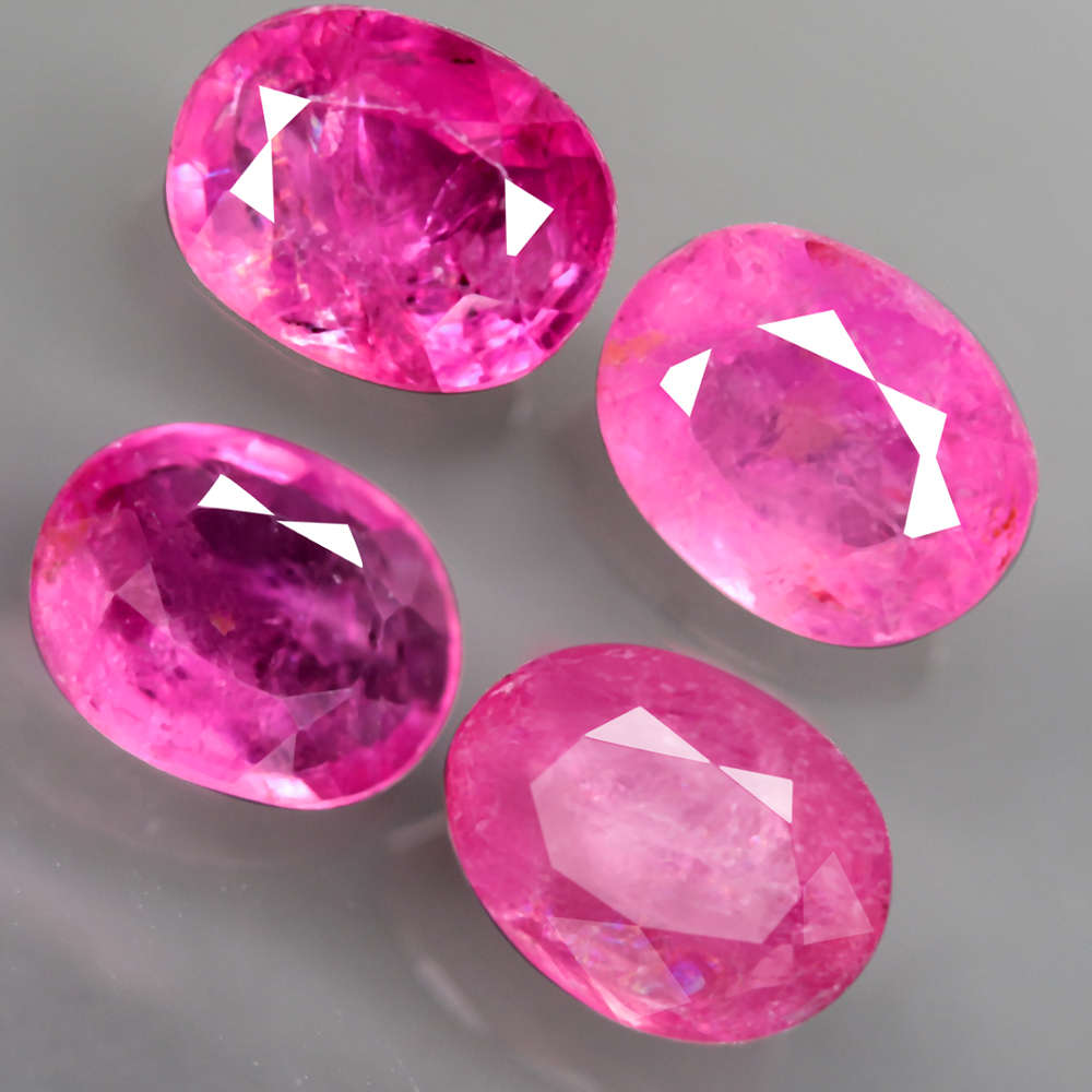 1.56Ct. Tourmaline Pink Oval Mozambique Luxurious For Jewelry! Unheated Gemstone