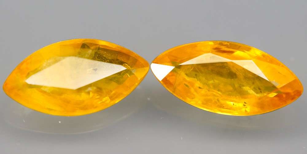1.25Ct. Sapphire Yellow Marquise Thailand Ravishing Color Unheated Gemstone