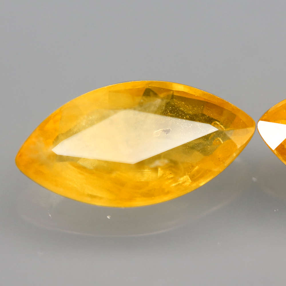 1.25Ct. Sapphire Yellow Marquise Thailand Ravishing Color Unheated Gemstone