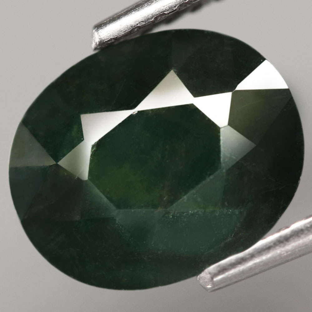 2.08Ct.  Sapphire  Green Oval Australia Ravishing!Normal Heated Gemstone