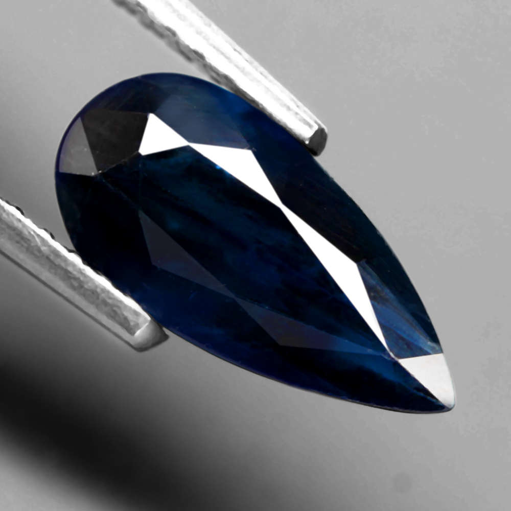 1.38Ct. Sapphire Blue Pear Shape Australia Gem Ravishing Normal Heated