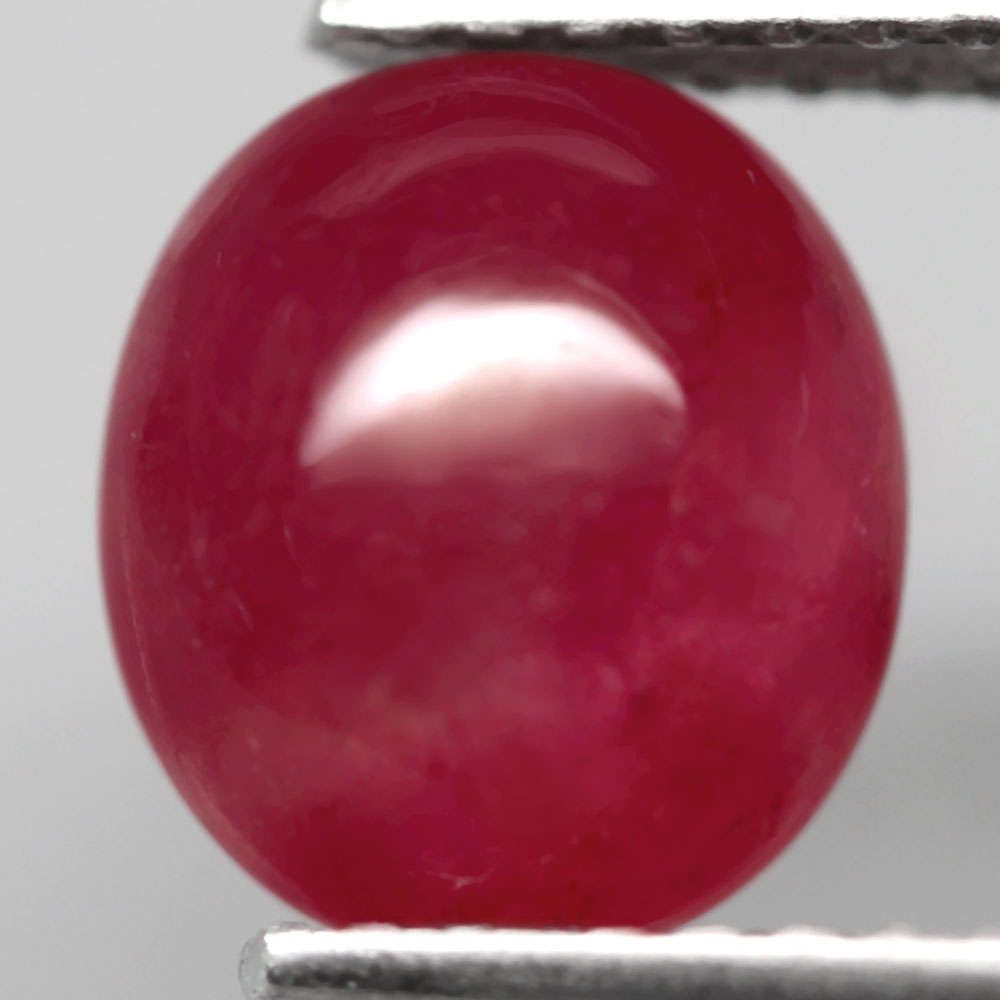 2.40Ct. Ruby Star 6 Ray Top Red  Oval Cabochon Mozambique Amazing!Gemstone