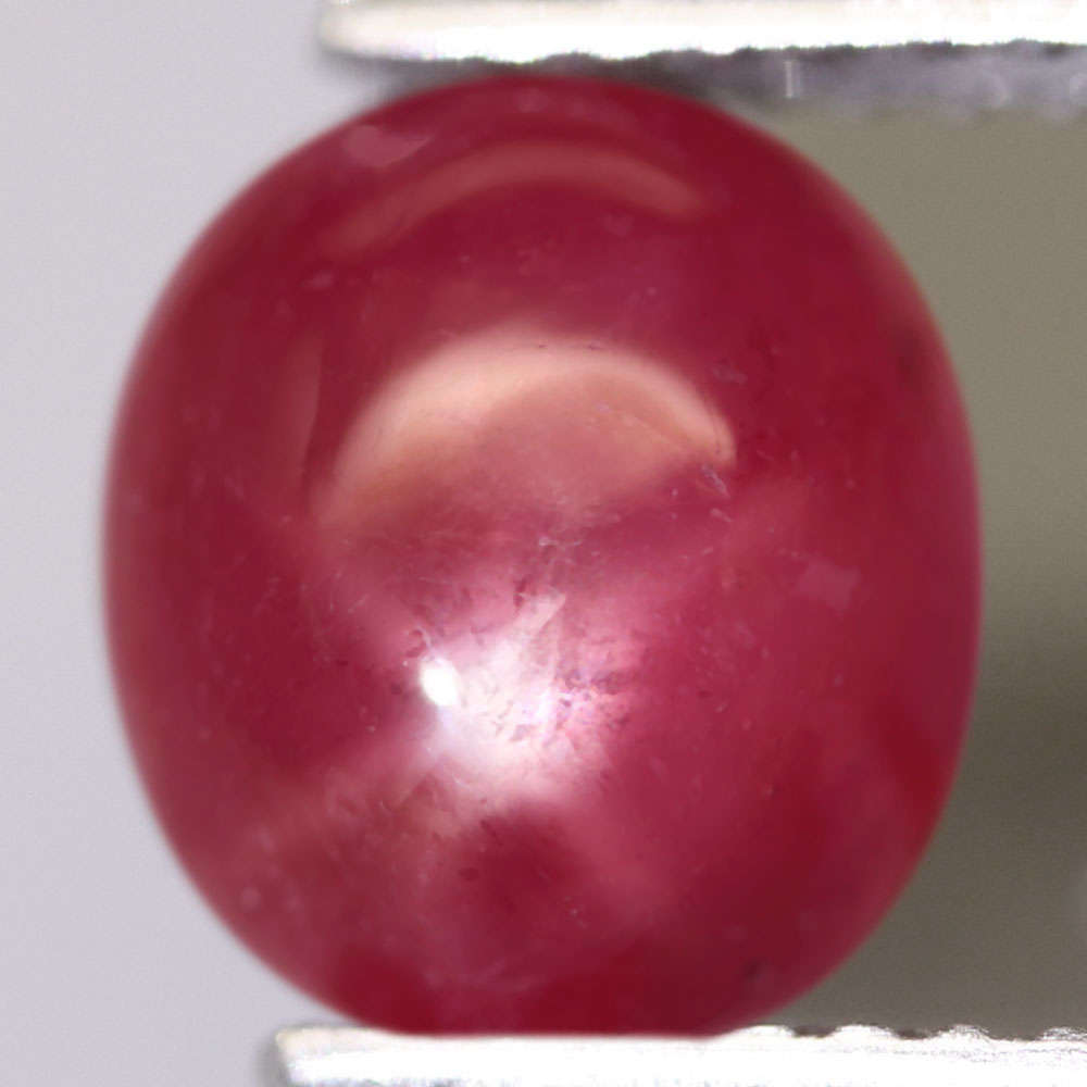 2.40Ct. Ruby Star 6 Ray Top Red  Oval Cabochon Mozambique Amazing!Gemstone