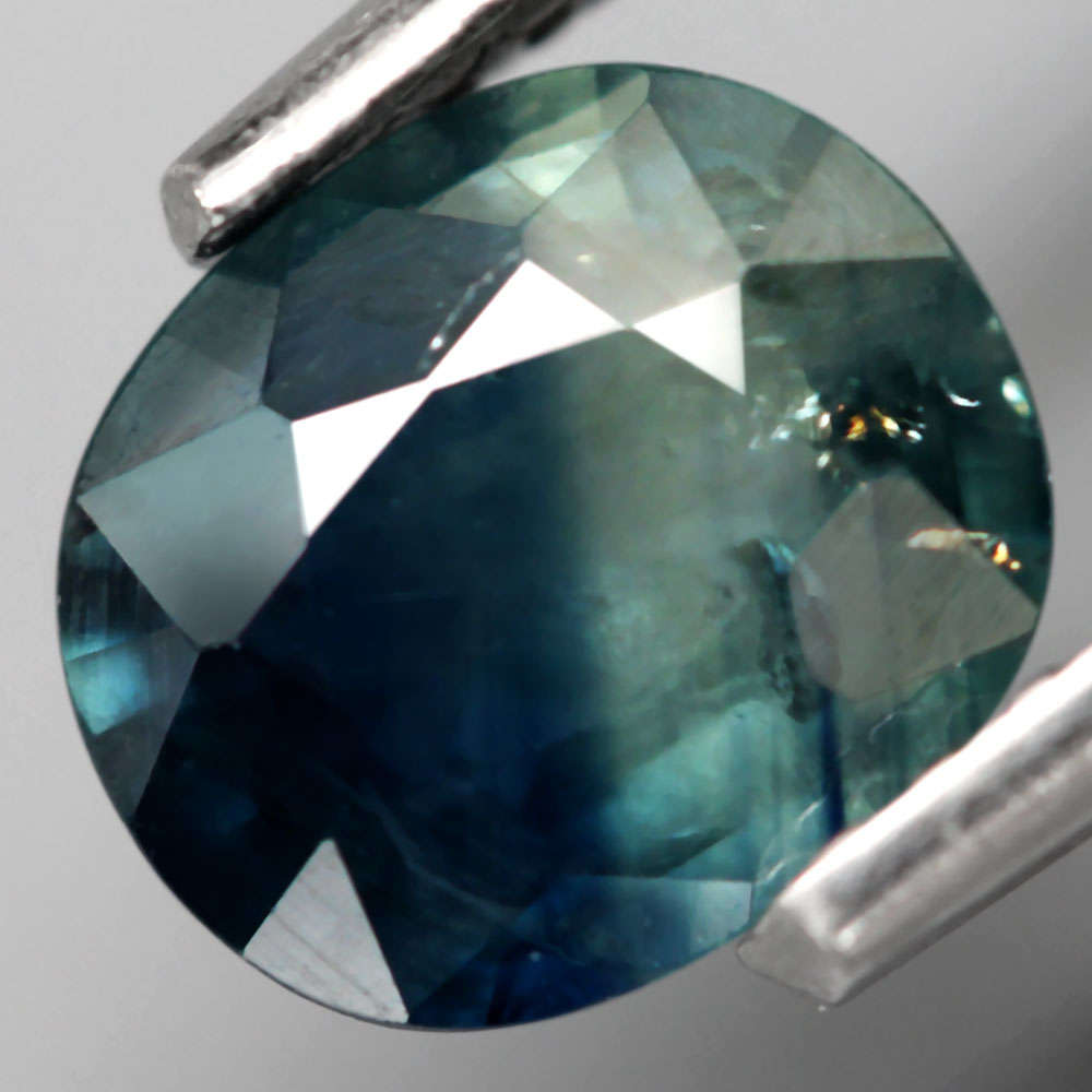 0.97Ct. Sapphire Blue&Green Cushion Australia Ravishing! Normal Heated Gemstone