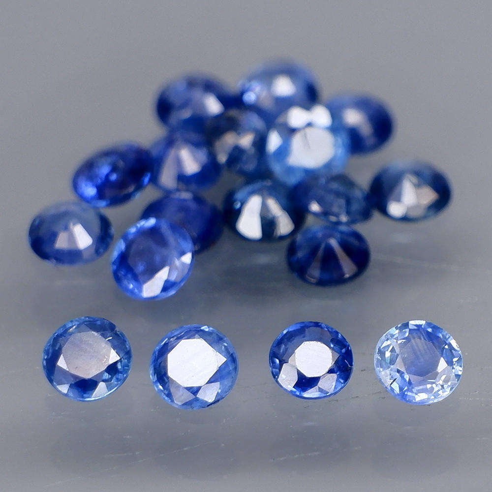 Blue Sapphire Round 3.2 to 3.3 mm.1Pcs/0.17Ct**Normal Heated**  Australia