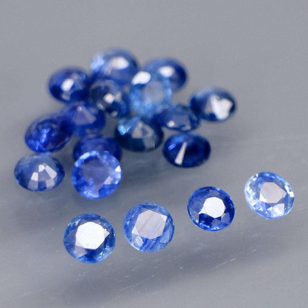 Blue Sapphire Round 3.2 to 3.3 mm.1Pcs/0.17Ct**Normal Heated**  Australia