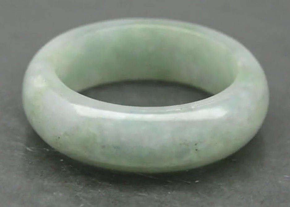 20.21ct Green Jade Gem Ring  - Untreated Myanmar Size 8 Natural