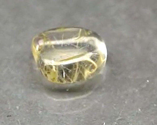 1.45ct Polished  Golden Needles Rutile Quartz - Brazil Gemstone