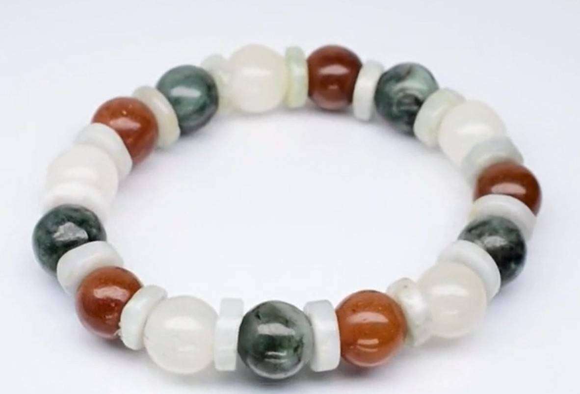 160.23ct Jade Bracelet 2"30pcs Multi Color - Untreated Myanmar Natural