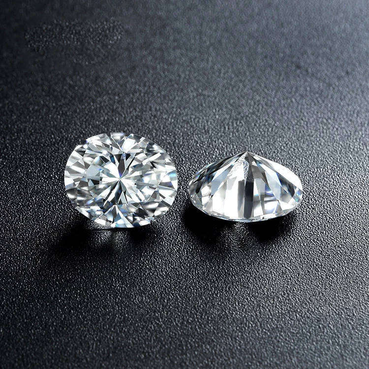 2Cts Moissanite Oval 5x7mm *VVSI D  D/VVSI 7x9mm**GRA Certified** BRILLIANT CUT