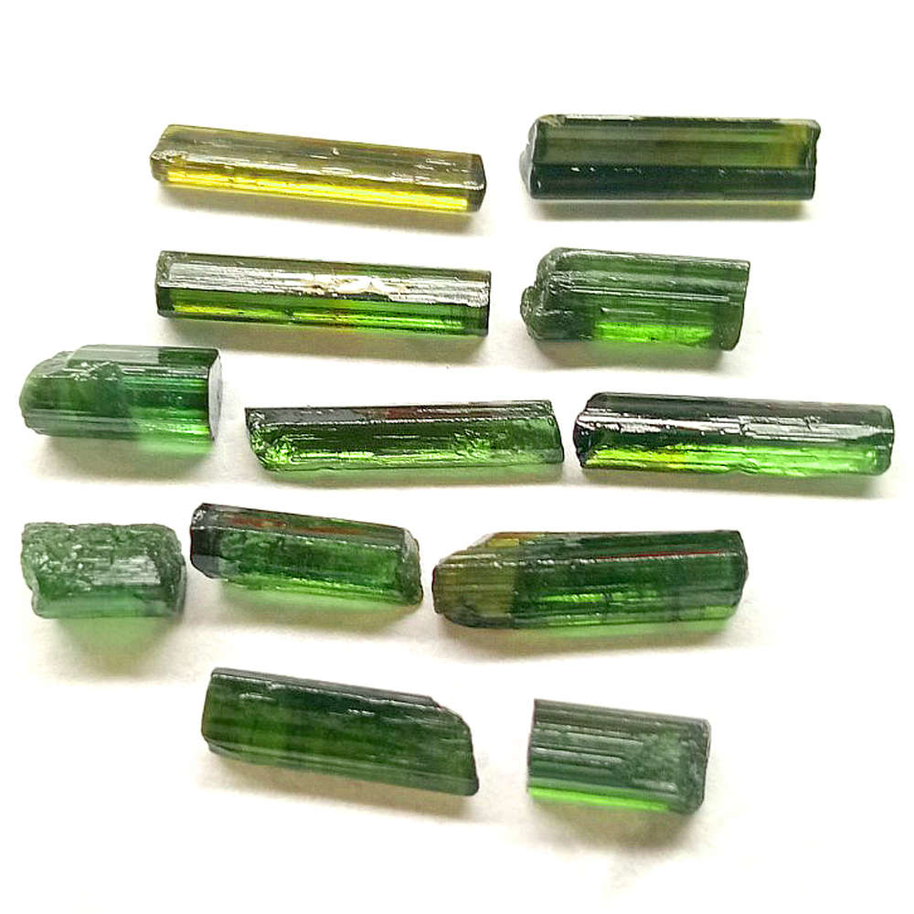 15Ct.  Tourmaline Green Color Rough Unheated Mine Nigeria Natural Gemstone