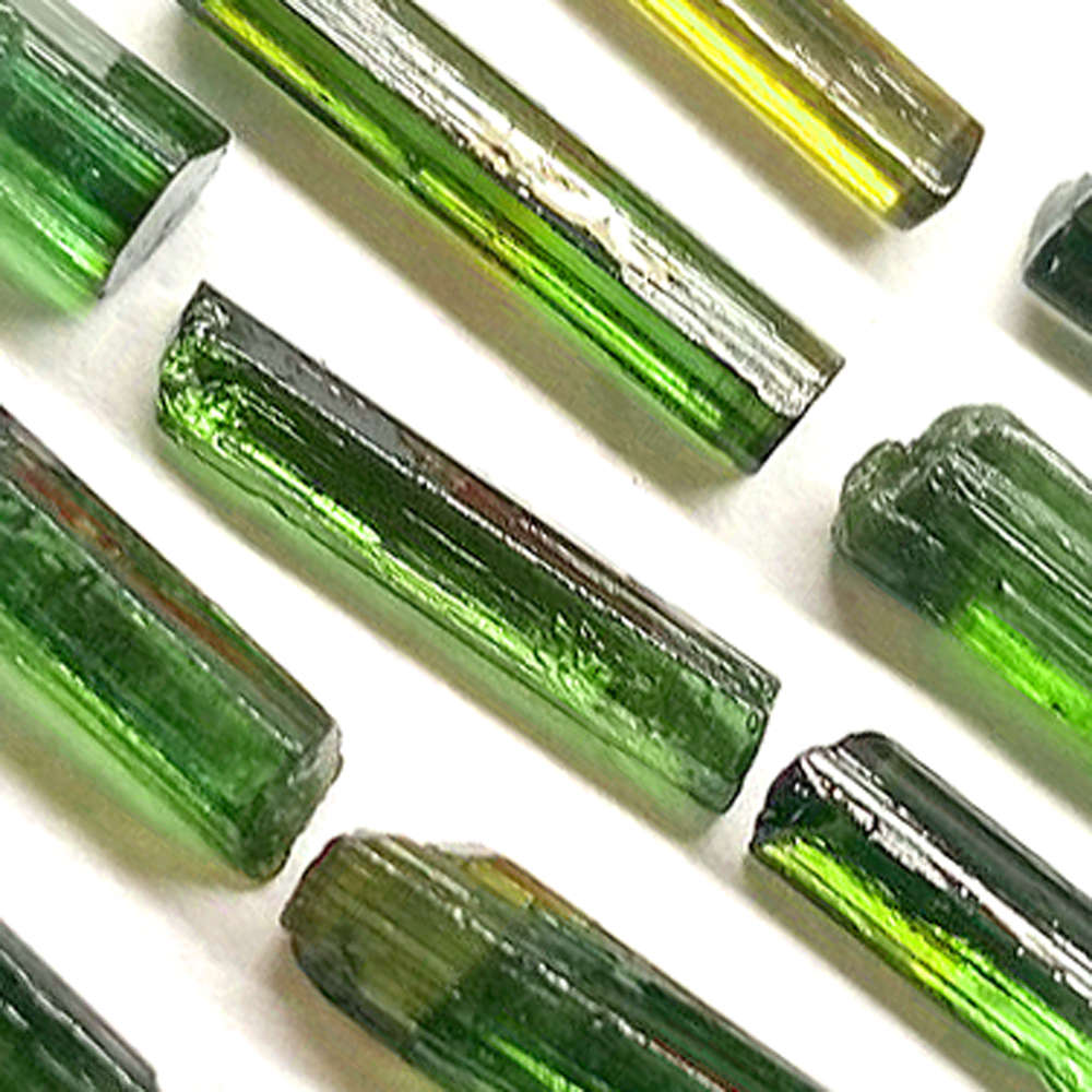 15Ct.  Tourmaline Green Color Rough Unheated Mine Nigeria Natural Gemstone