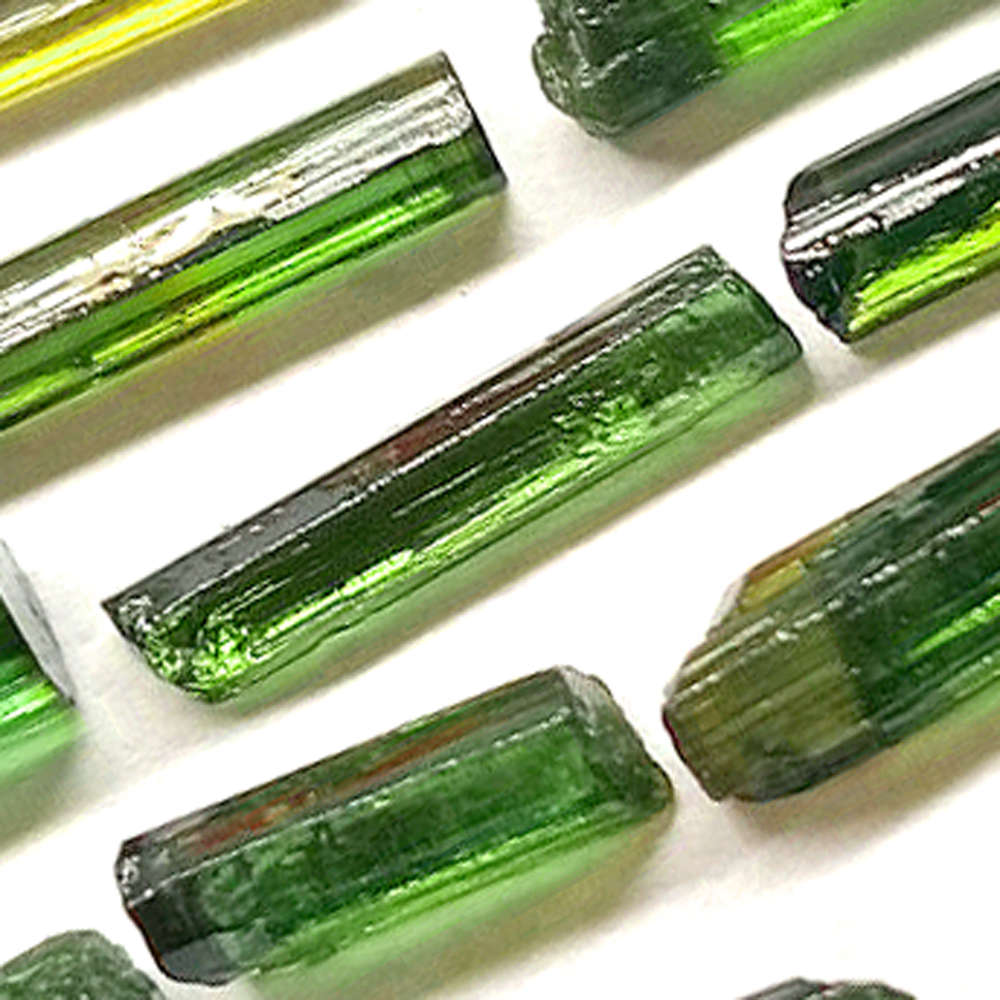 15Ct.  Tourmaline Green Color Rough Unheated Mine Nigeria Natural Gemstone