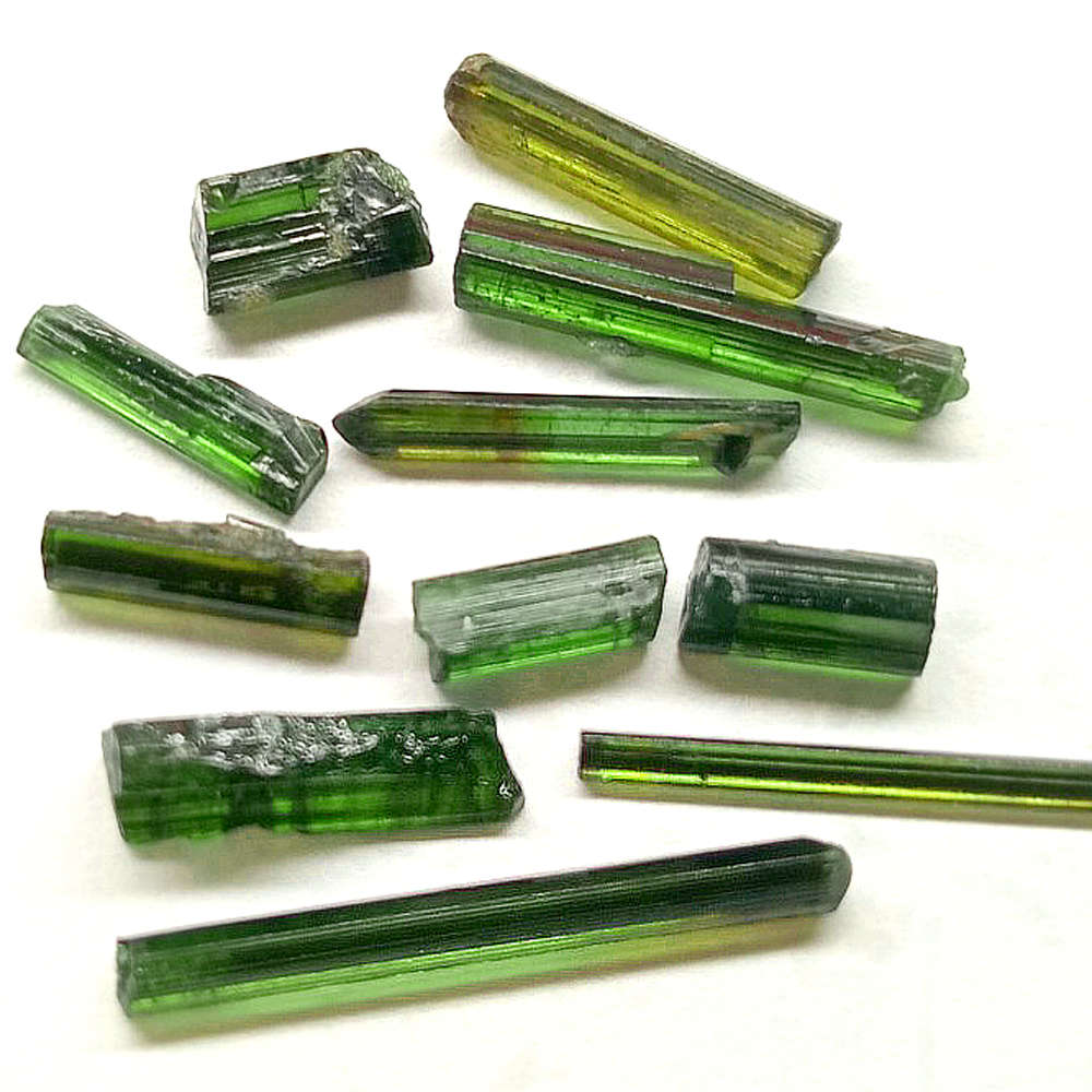 15.85Ct.  Tourmaline Green Color Rough Unheated Mine Nigeria Natural Gemstone