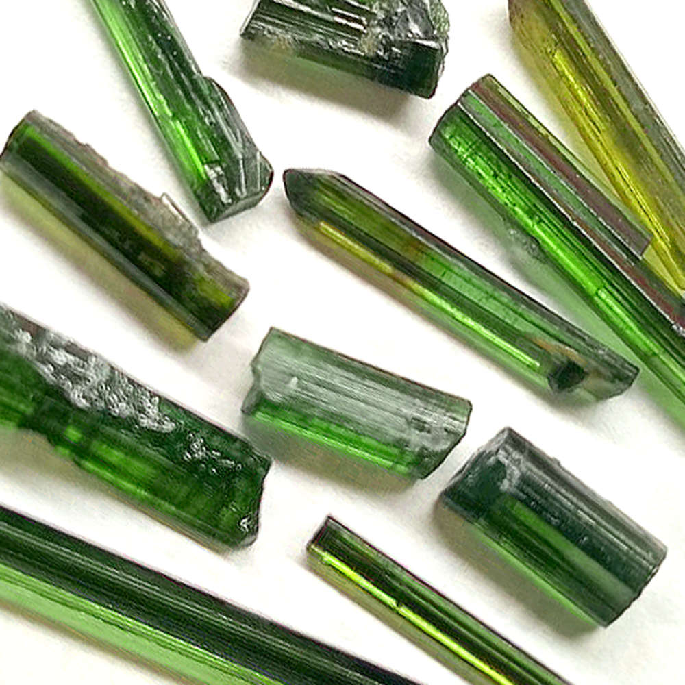 15.85Ct.  Tourmaline Green Color Rough Unheated Mine Nigeria Natural Gemstone