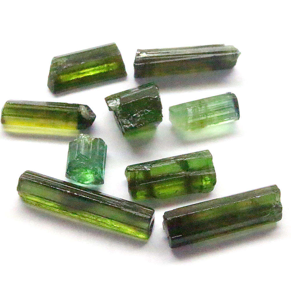 11.95Ct.  Tourmaline Green Color Rough Unheated Mine Nigeria Natural Gemstone