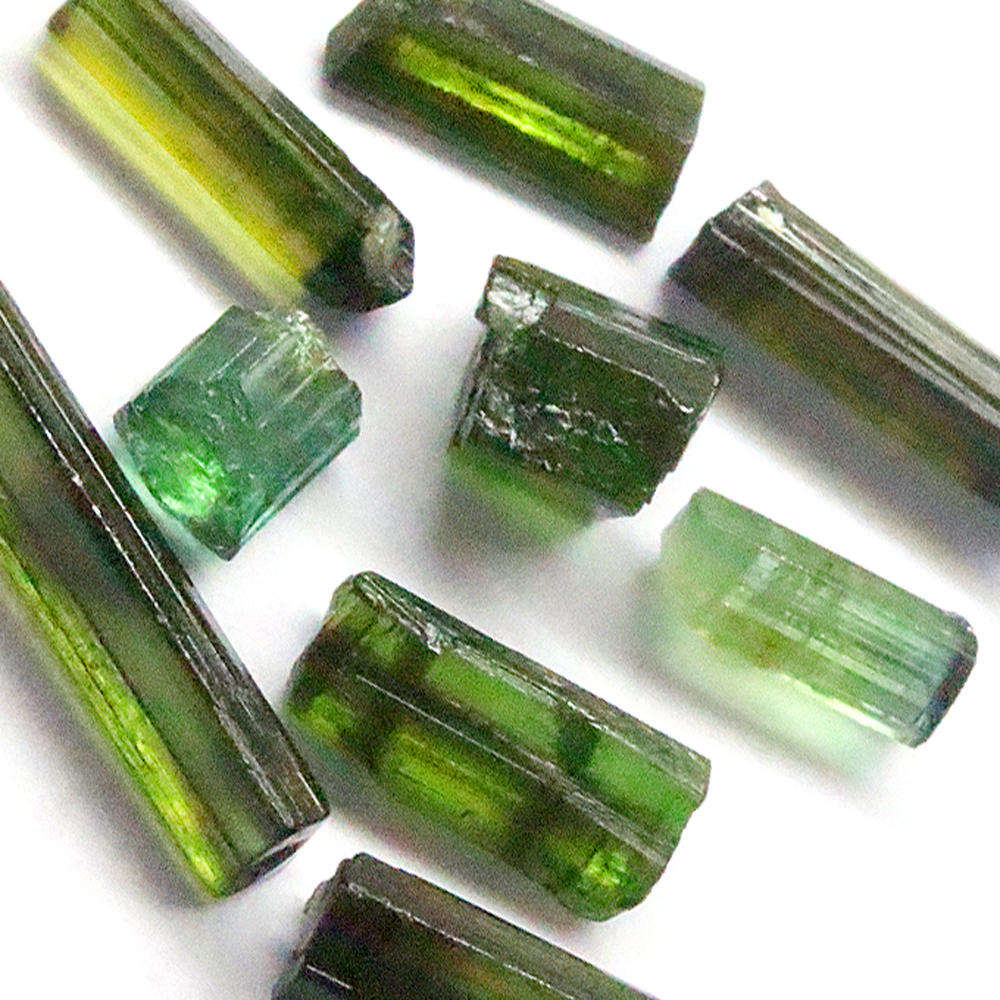 11.95Ct.  Tourmaline Green Color Rough Unheated Mine Nigeria Natural Gemstone