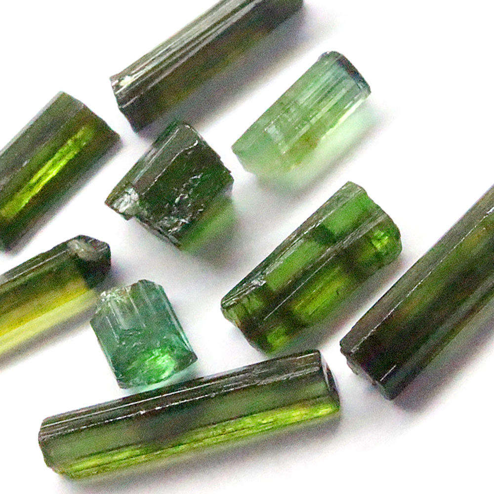 11.95Ct.  Tourmaline Green Color Rough Unheated Mine Nigeria Natural Gemstone