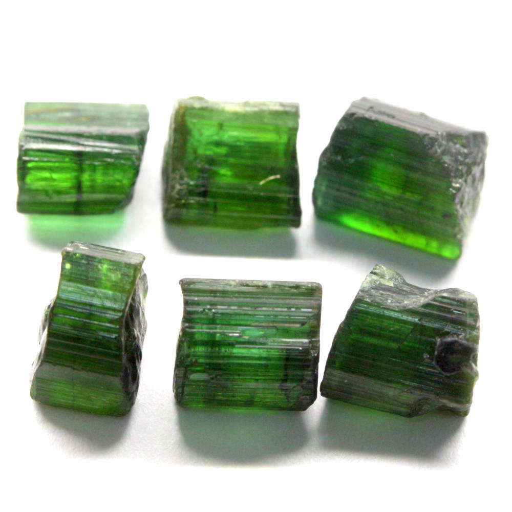 16.60Ct.  Tourmaline Green Color Rough Unheated Mine Nigeria Natural Gemstone