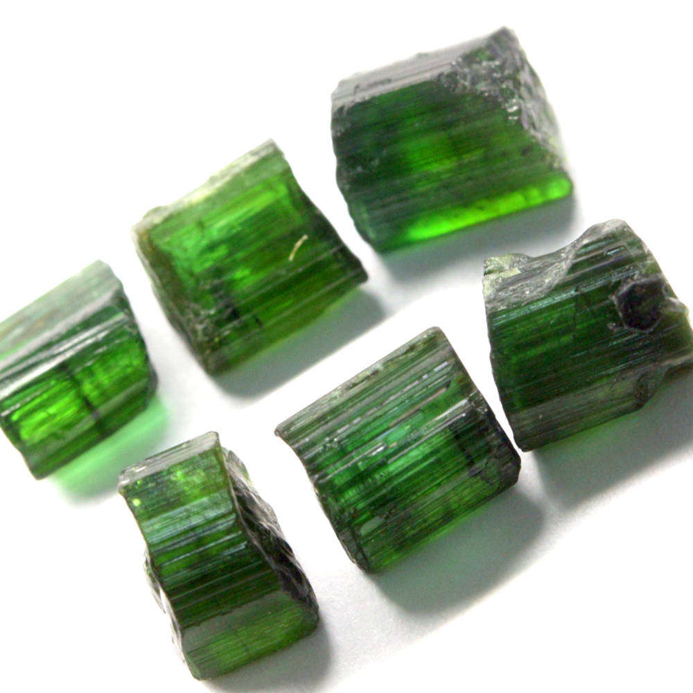 16.60Ct.  Tourmaline Green Color Rough Unheated Mine Nigeria Natural Gemstone