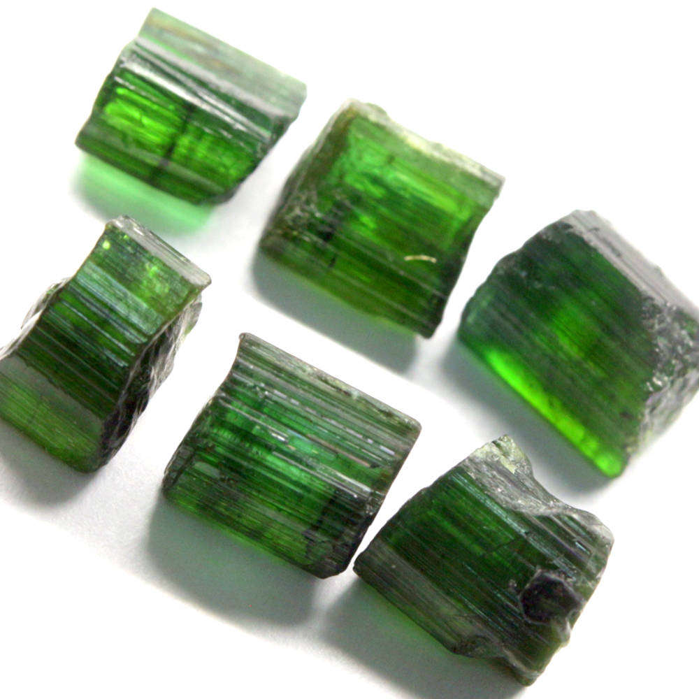 16.60Ct.  Tourmaline Green Color Rough Unheated Mine Nigeria Natural Gemstone