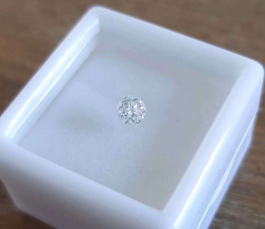 0.31Cts Diamond**Certified**  D/SI1 Natural Loose White Natural
